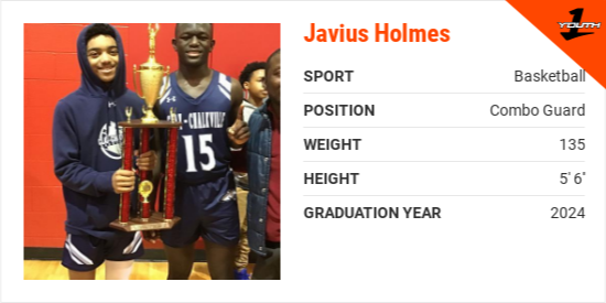 2024's Javius Holmes is determined to get his name on the national radar